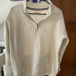 Ocean Drive Oatmeal Heather Sweater Size Medium